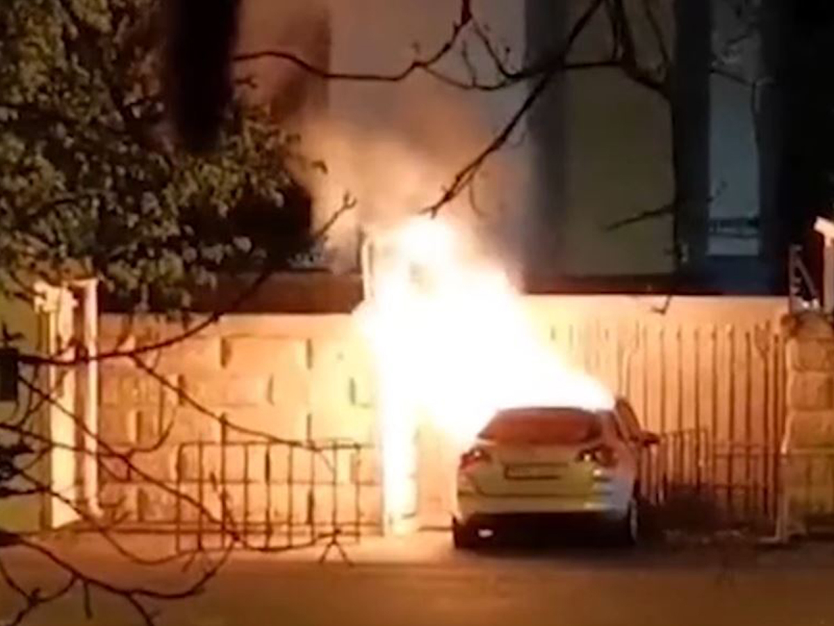 пожар у посольства