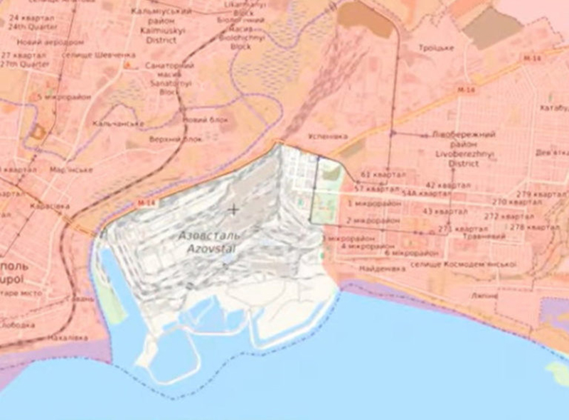 Карта Мариуполь