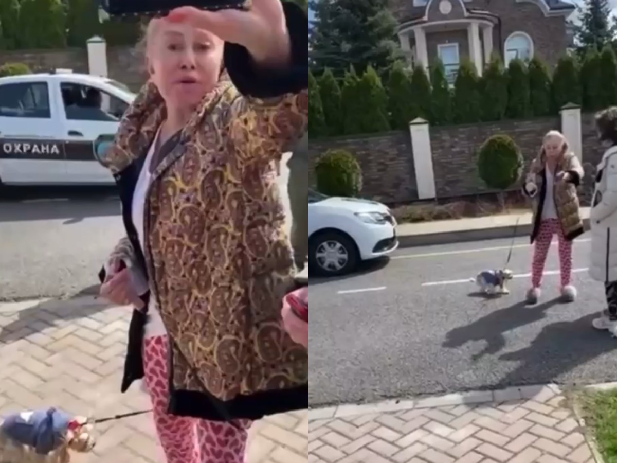 Видео с разборками Успенской с соседкой из-за собаки опубликовали в СМИ