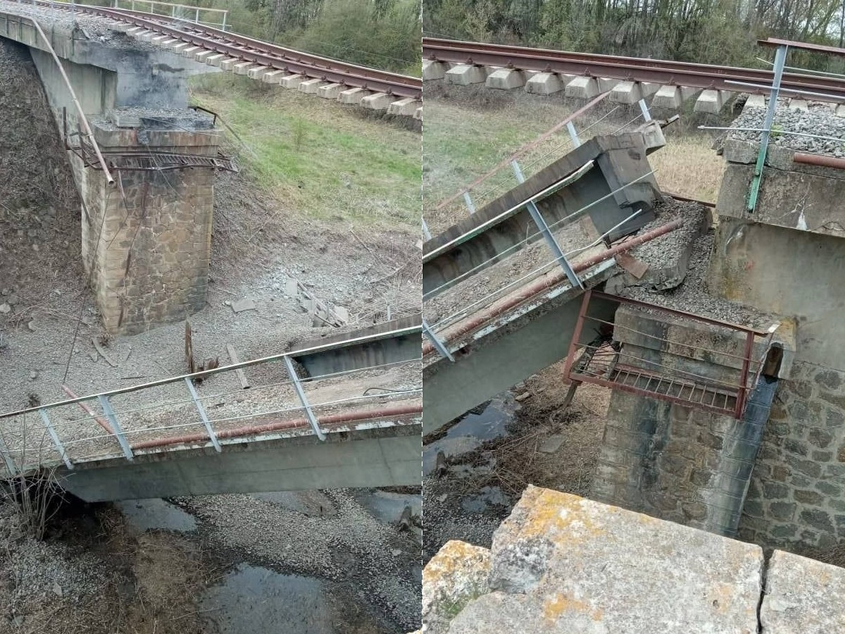 В Курской области взрыв разрушил мост, в Белгородской области – загорелся объект Минобороны