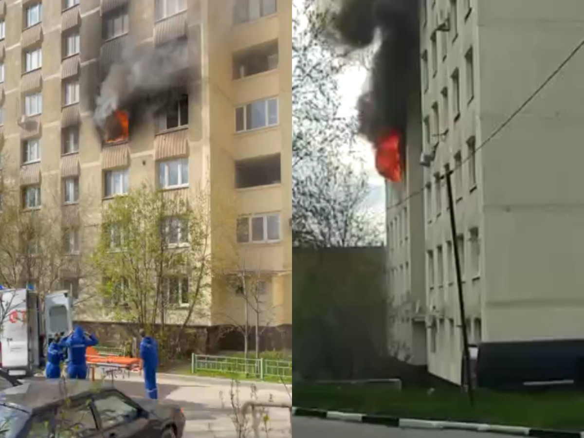 Стали известны причины пожара в Мытищах, где мужчина выпрыгнул с 4-го этажа и разбился