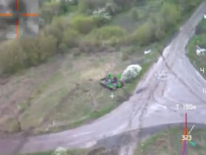 Удар дрона-камикадзе