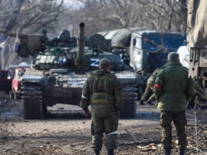 На месте разгромленной переправы через Северный Донец замечены военные 