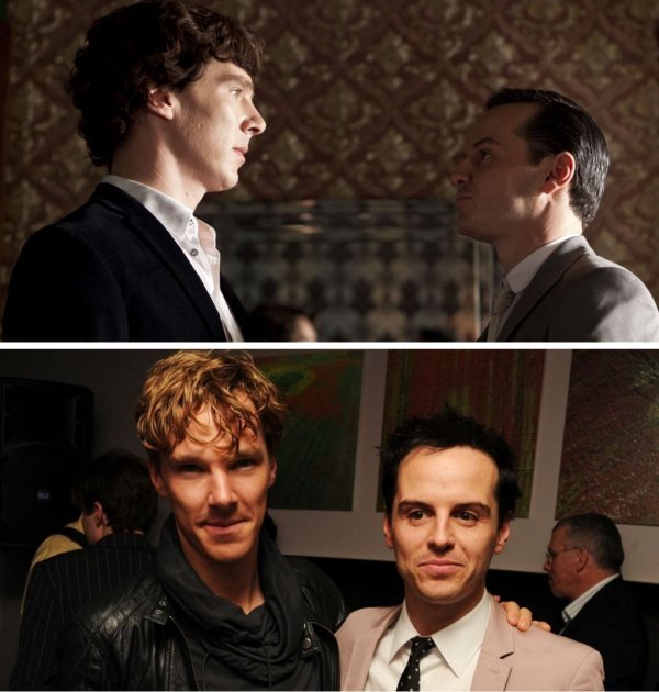 Дружеские встречи актеров, которые играли заклятых врагов на экране