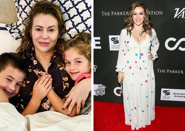 Знаменитые женщины, которые в жизни — заботливые мамы, а в свете софитов — дивы