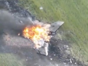 Момент уничтожения Миг-29