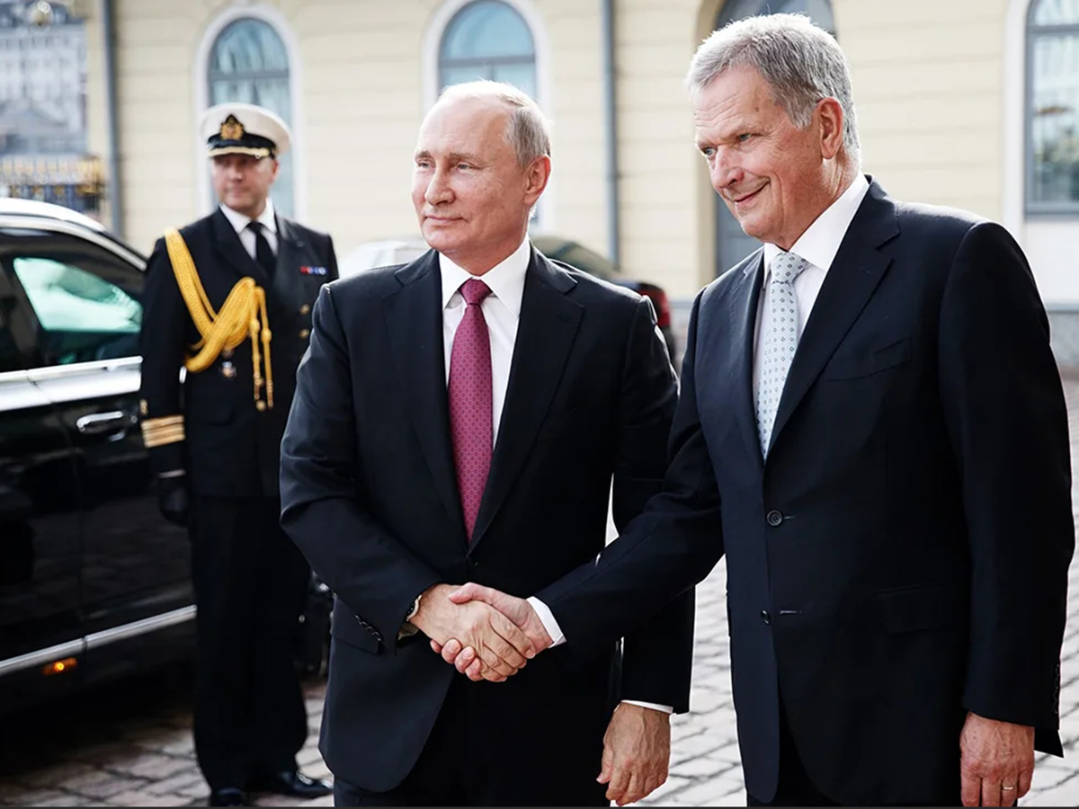Путин и президент Финляндии