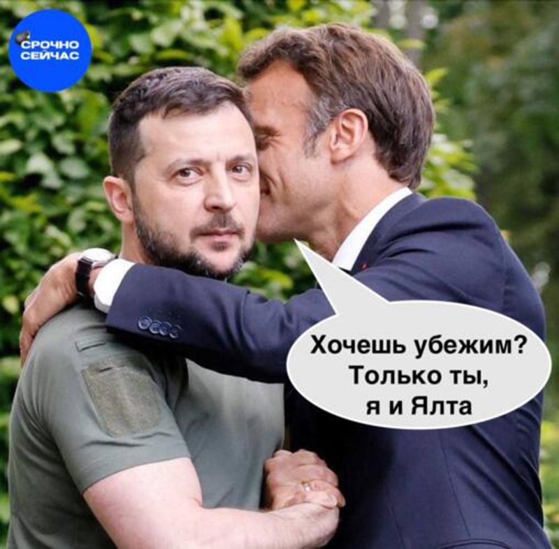 Зеленский и Макрон