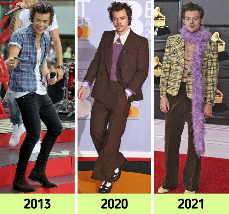 Звезды, которые начинали с невзрачных образов, а теперь считаются иконами стиля