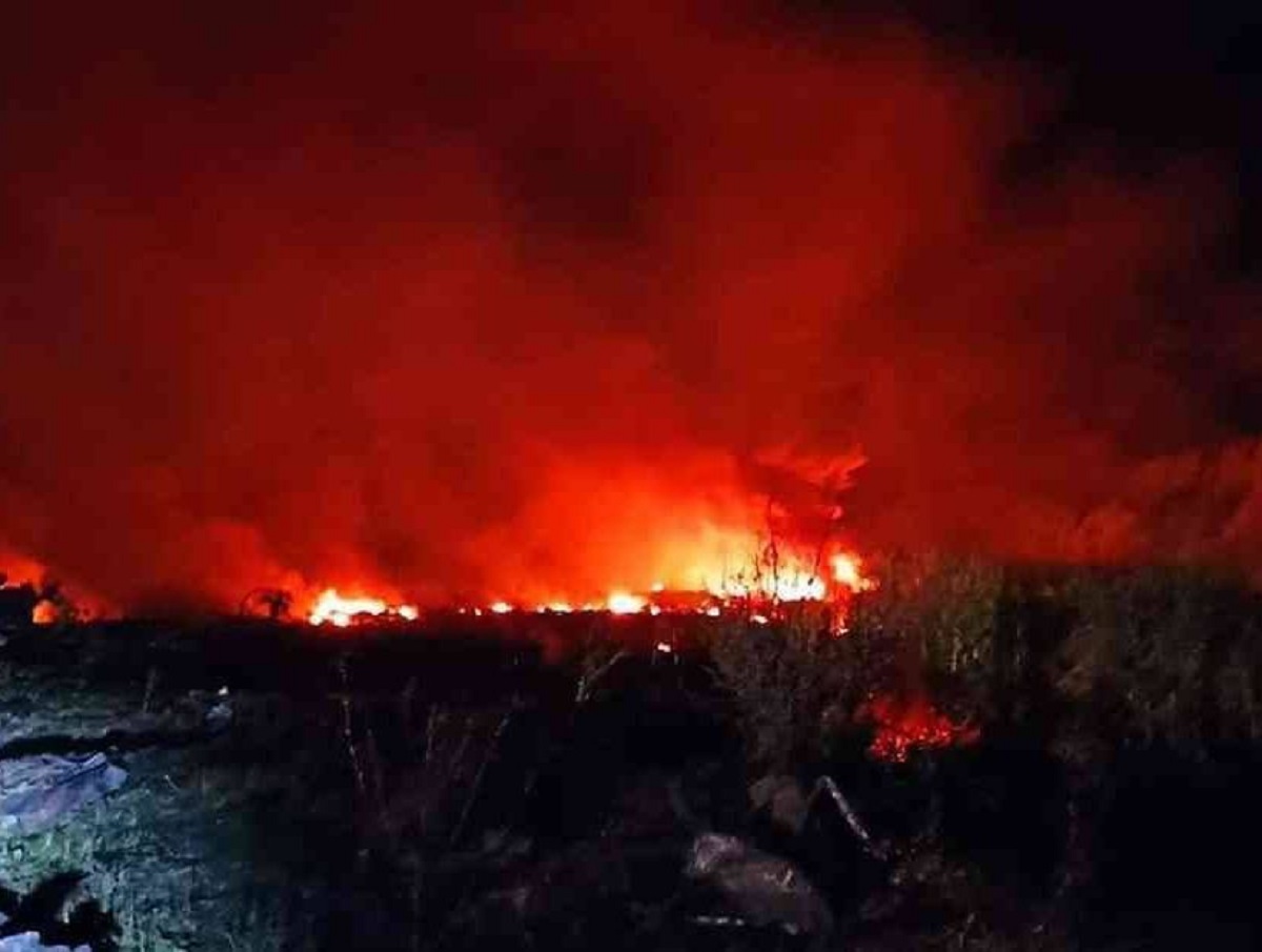 Украинский Ан-12 с боеприпасами разбился в Греции: падение самолета засняли на видео