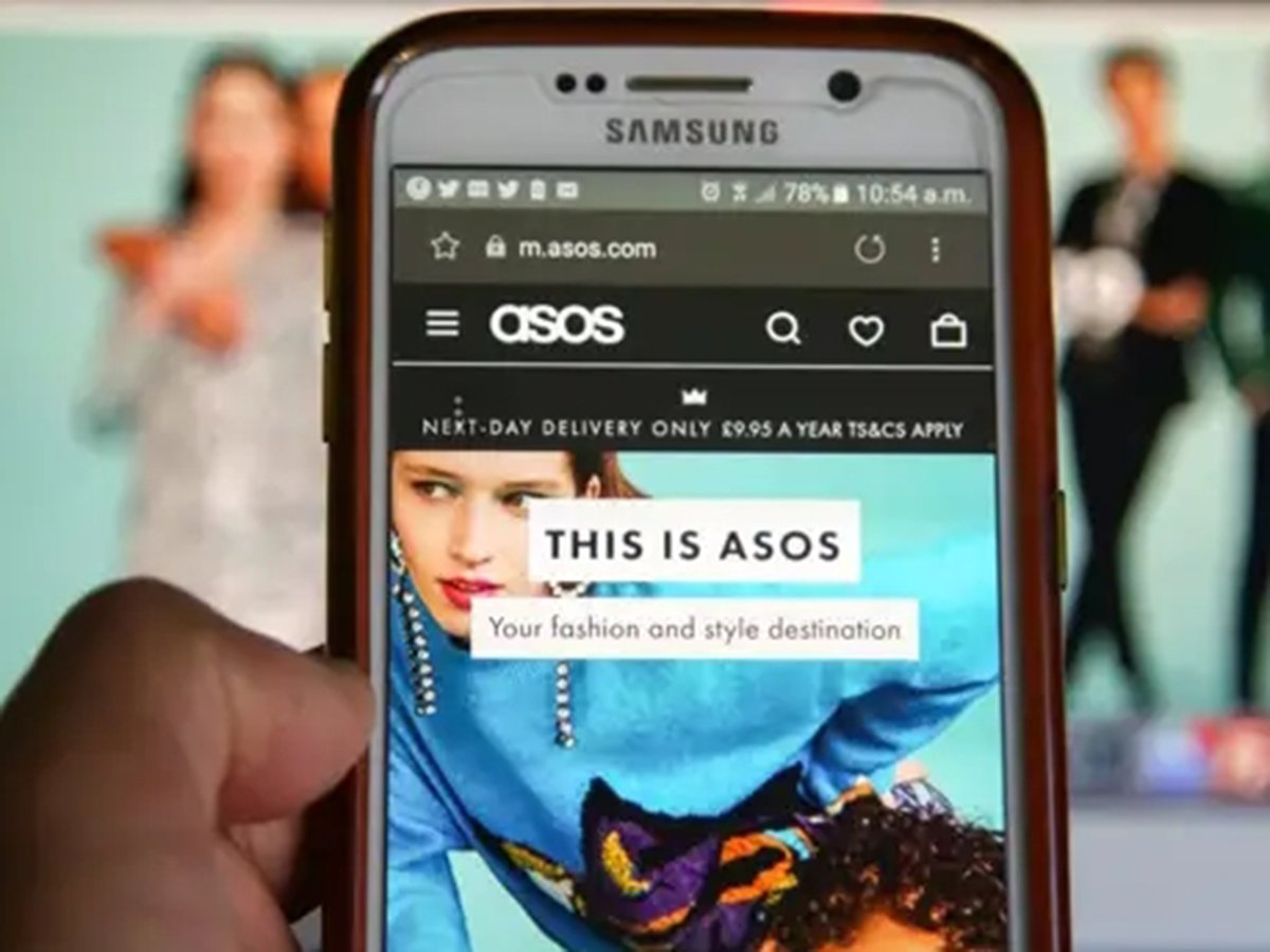 Приложение Asos оскорбления