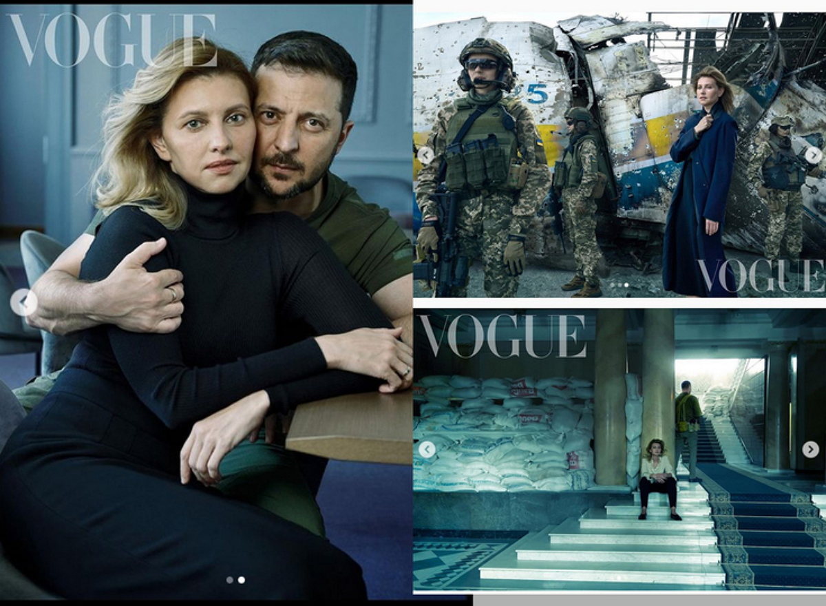 Жена Зеленского из-за резкой критики объяснила скандальную фотосессию для Vogue (ФОТО)