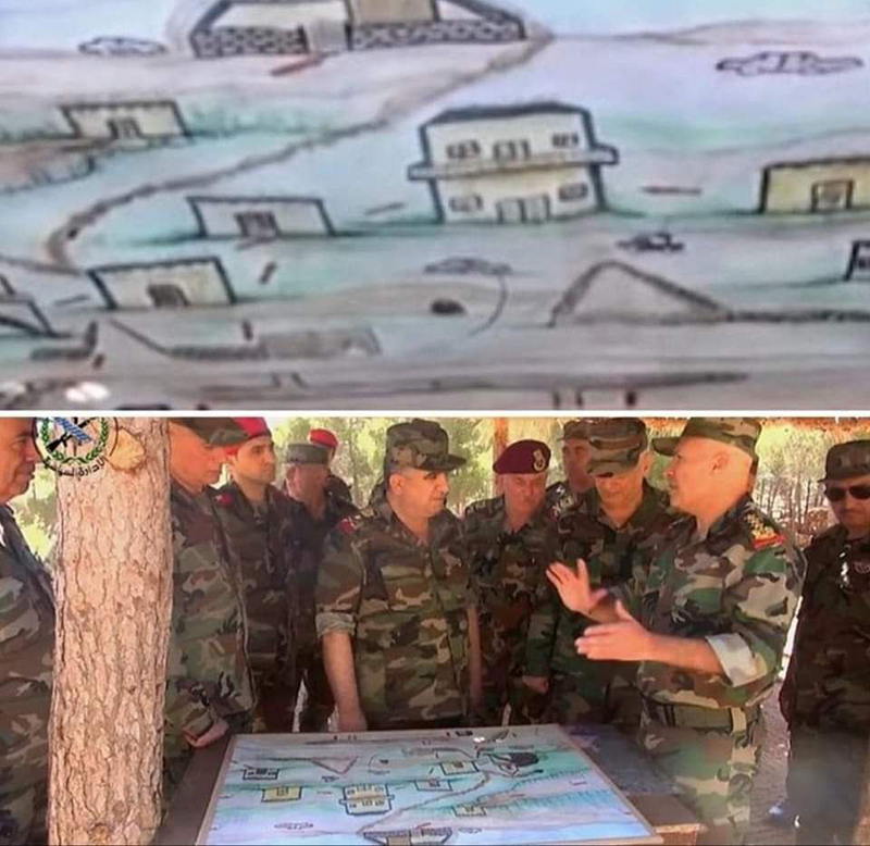 Карта военные Сирии
