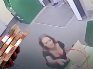 Кража в банкомате забытой крупной суммы