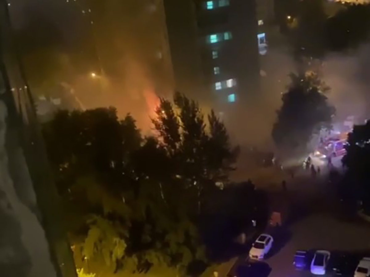 Пожар в хостеле в Москве