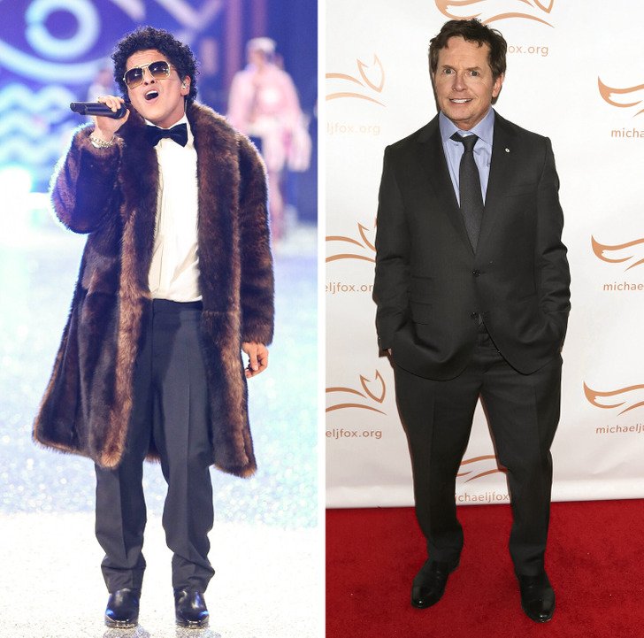 Звезды, о реальном росте которых могли не догадываться даже фанаты