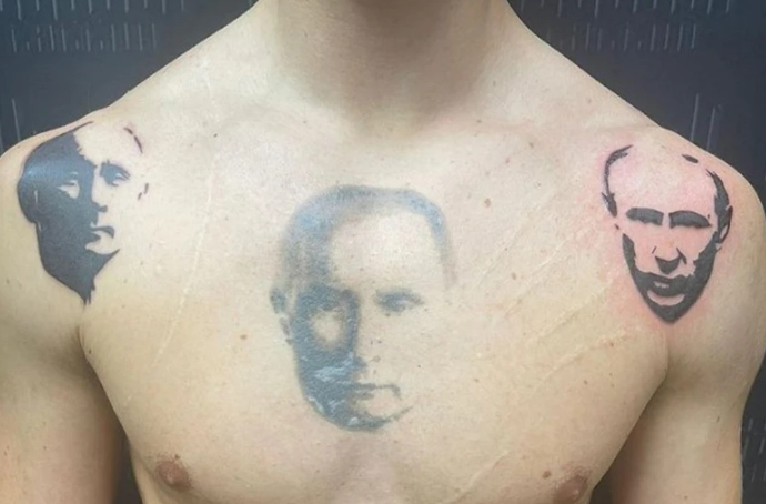 Танцовщик Сергей Полунин показал новое тату с Путиным (ФОТО)