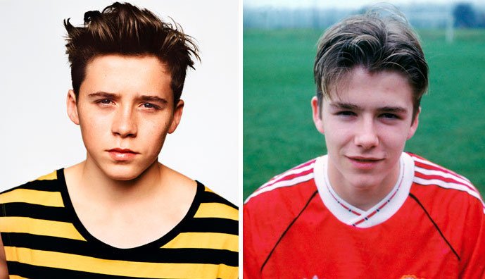 Знаменитости и их дети примерно в одном возрасте