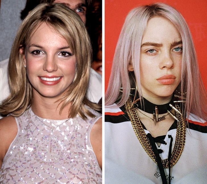 Фото знаменитостей разных поколений, на которых им по 20 лет