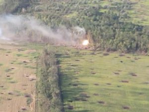 Уничтожение ВСУ в лесополосе ВДВ рф