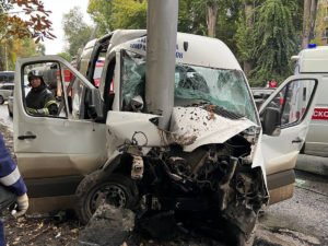 ДТП с маршруткой в Саратове 18 человек