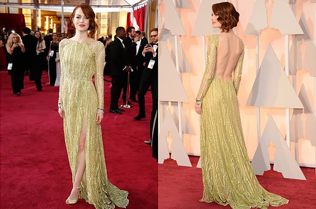 Платья звезд, которые сзади выглядят даже лучше, чем спереди