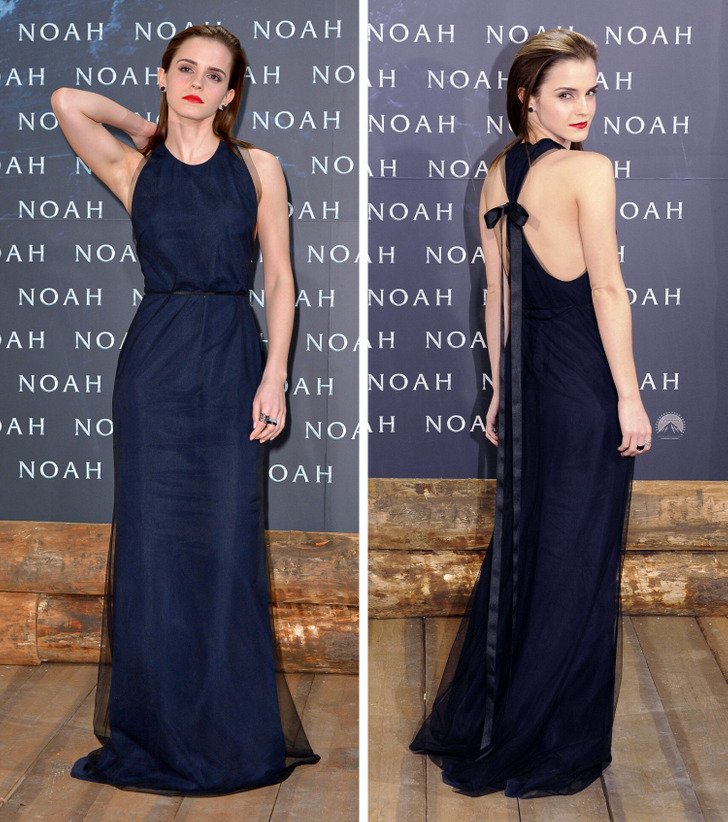 Платья звезд, которые сзади выглядят даже лучше, чем спереди