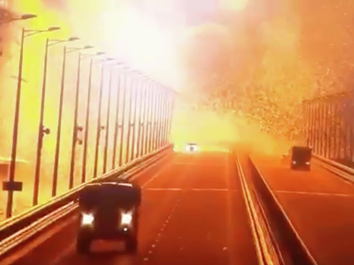 СМИ стали известны детали о взрыве Крымского моста осенью 2022 года