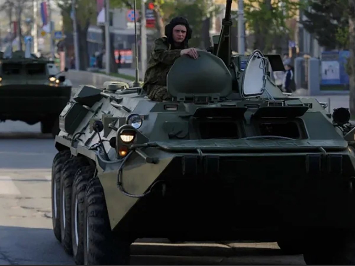 Колонна военной техники