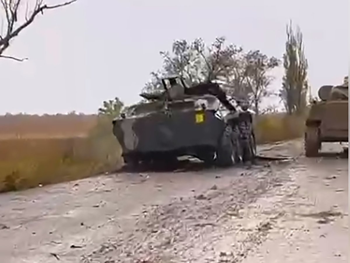 Уничтожена колонна военной техники ВСУ