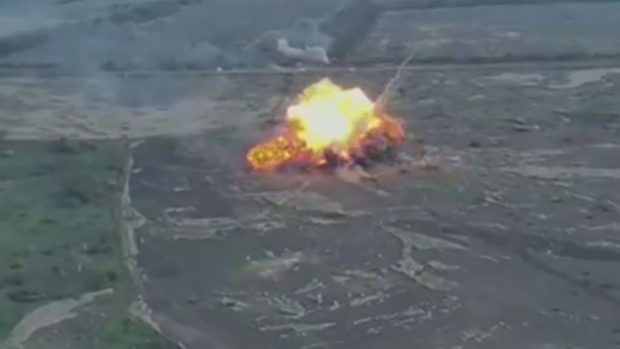Опубликовано видео уничтожения техники ВСУ во время контратаки