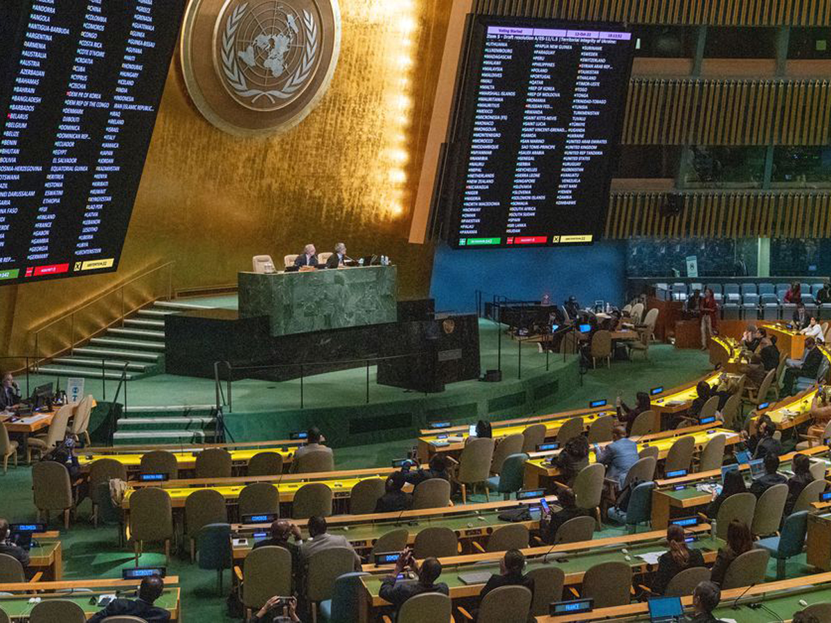 Генассамблея ООН не признала референдумы в Донбассе
