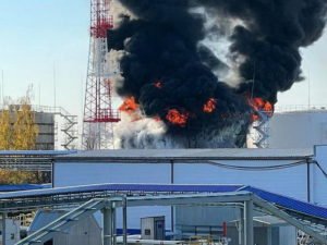 удар по нефтебазе в Белгородской области