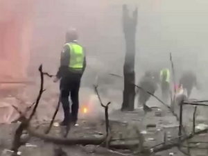 RT: в жилой дом в Киеве попала ракета немецкого производства