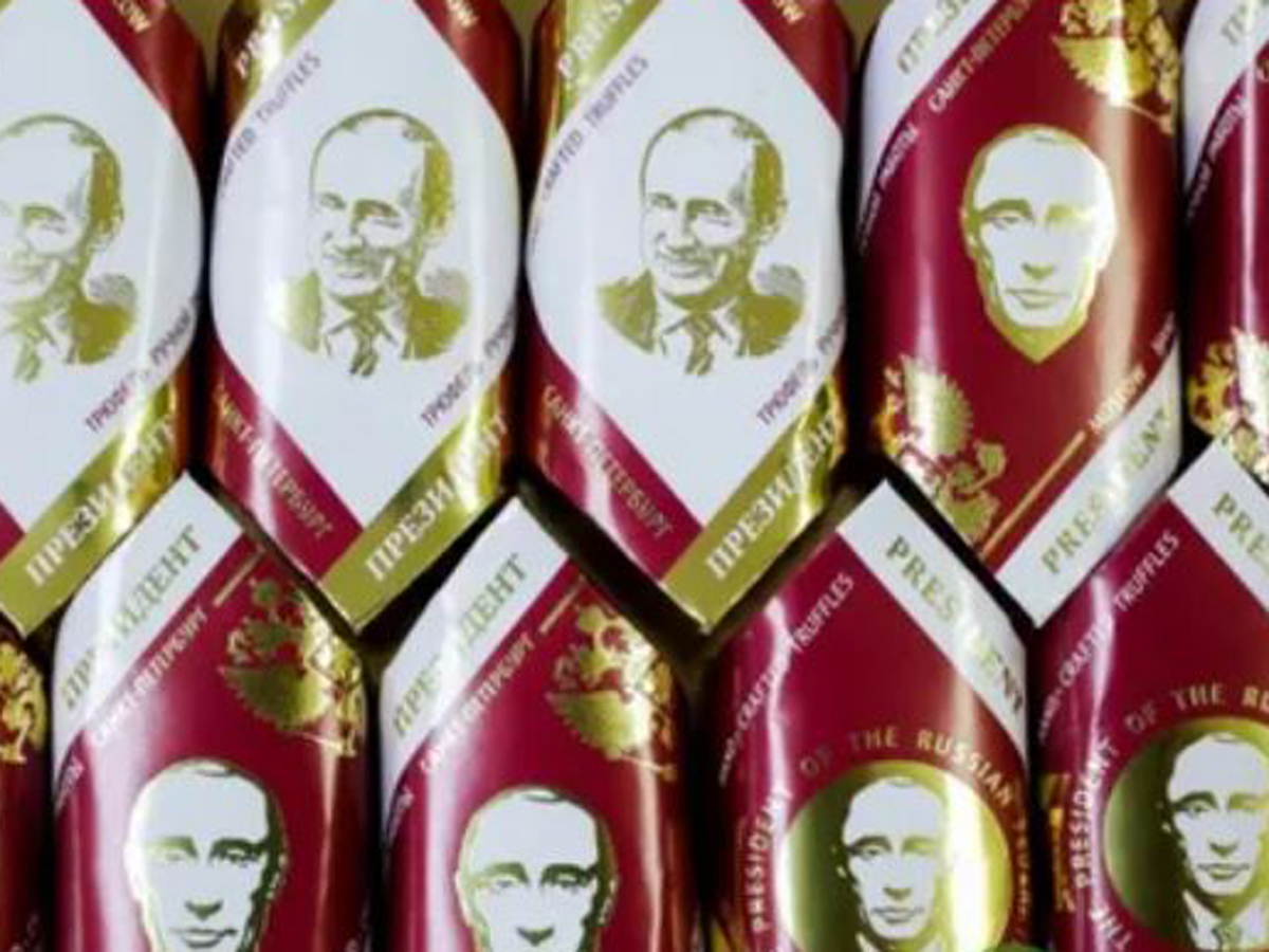 Россиянка нашла конфеты с изображением Путина
