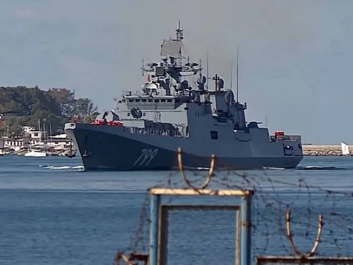 Опубликовано первое фото фрегата «Адмирал Макаров» после атаки украинских дронов-камикадзе