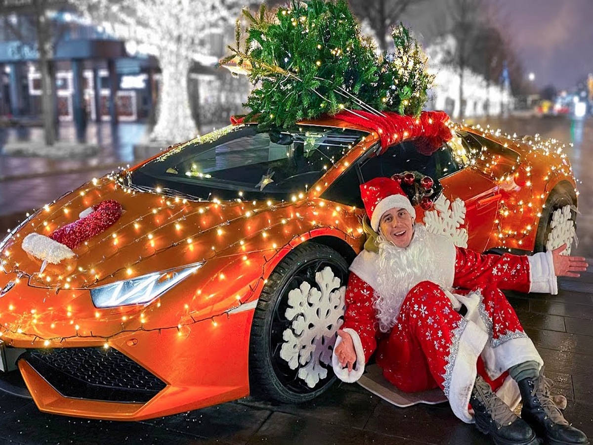 Lamborghini увозит в Рождество