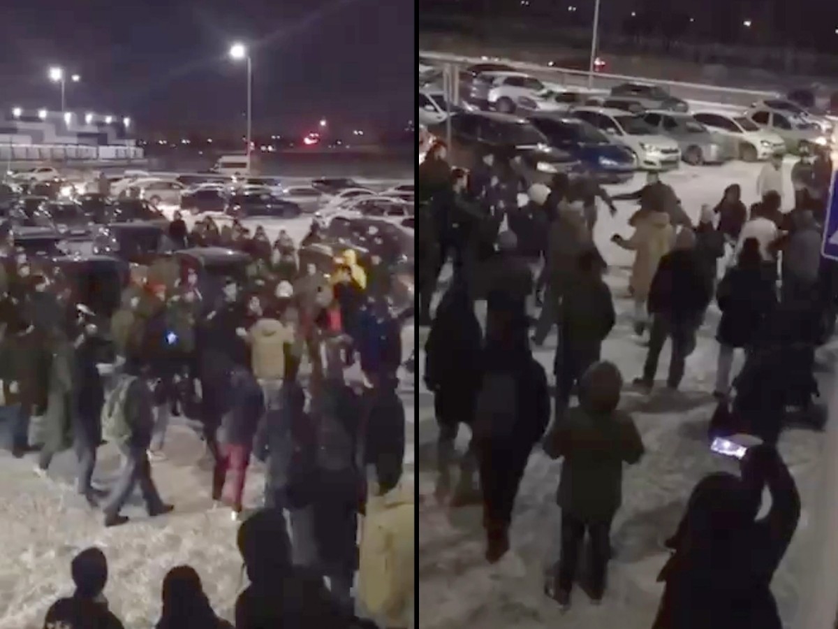 Массовая драка мигрантов на пункте Ozon в Екатеринбурге попала на видео
