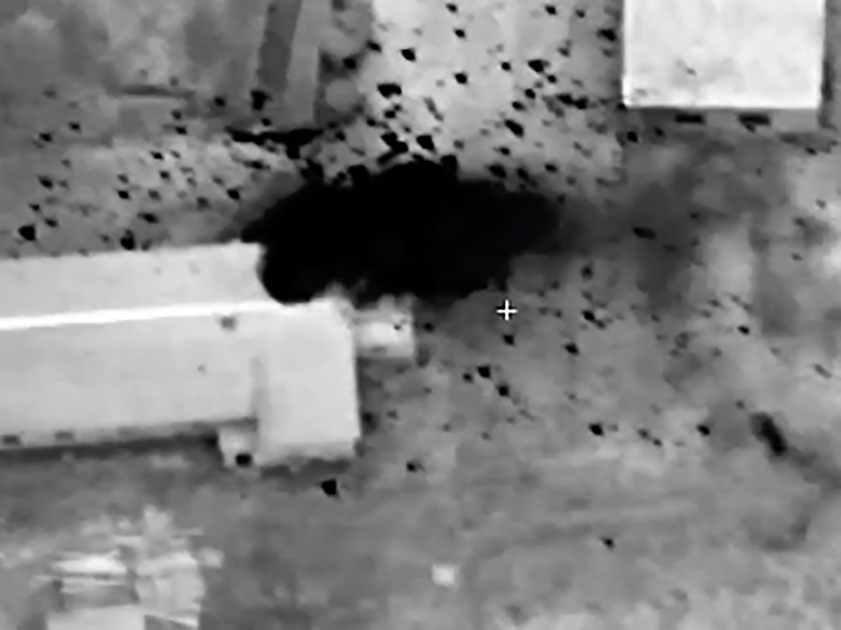 Уничтожение бронеавтомобиля ВСУ беспилотником