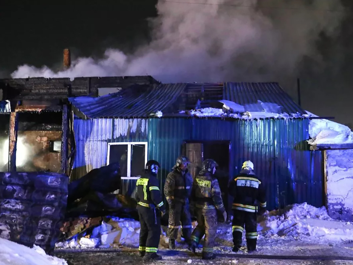 Пожар в доме престарелых Кемерово