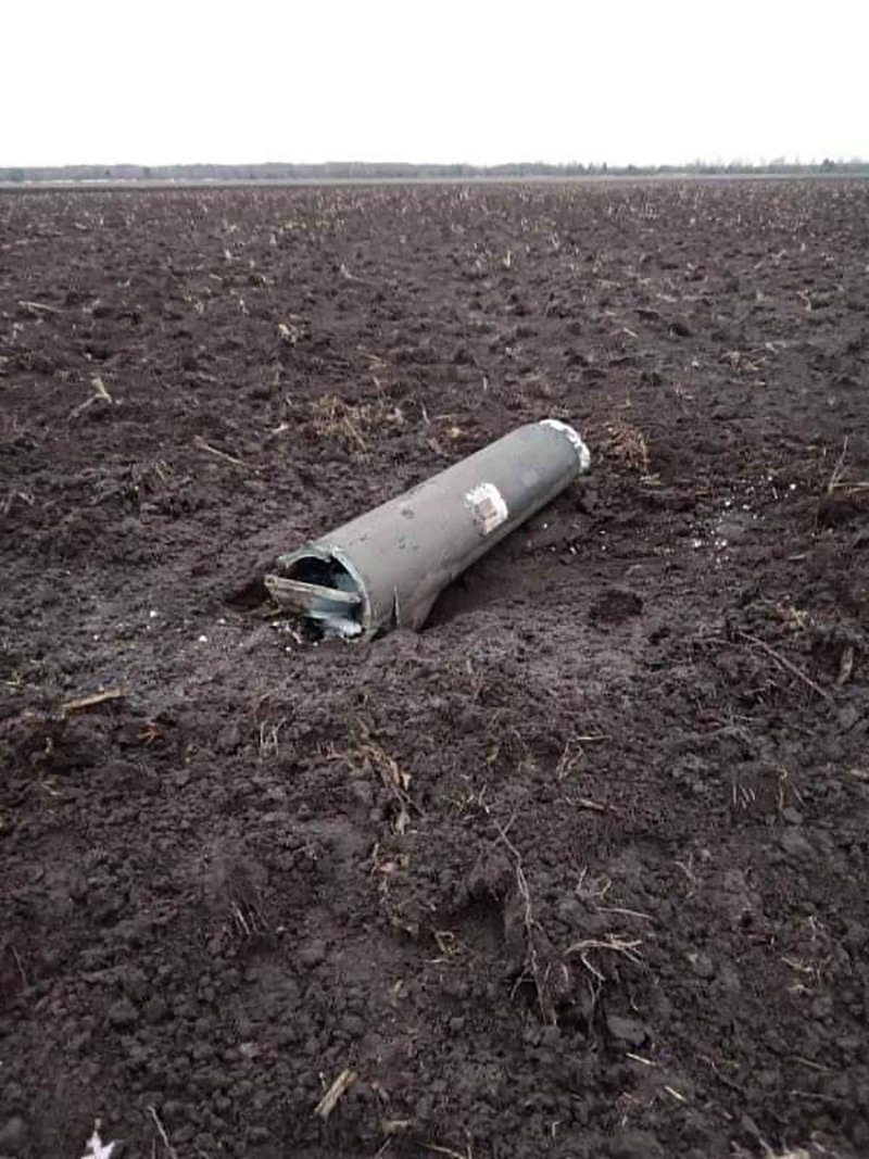 В Белоруссии упала ракета ПВО Украины (ФОТО)