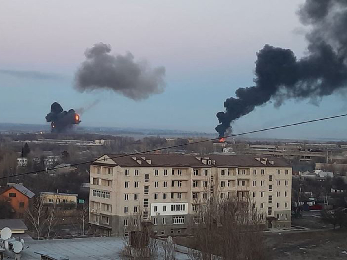 В Харьковской, Одесской и Днепропетровской областях слышны взрывы