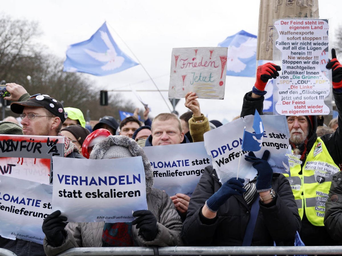 Акция протеста Германия