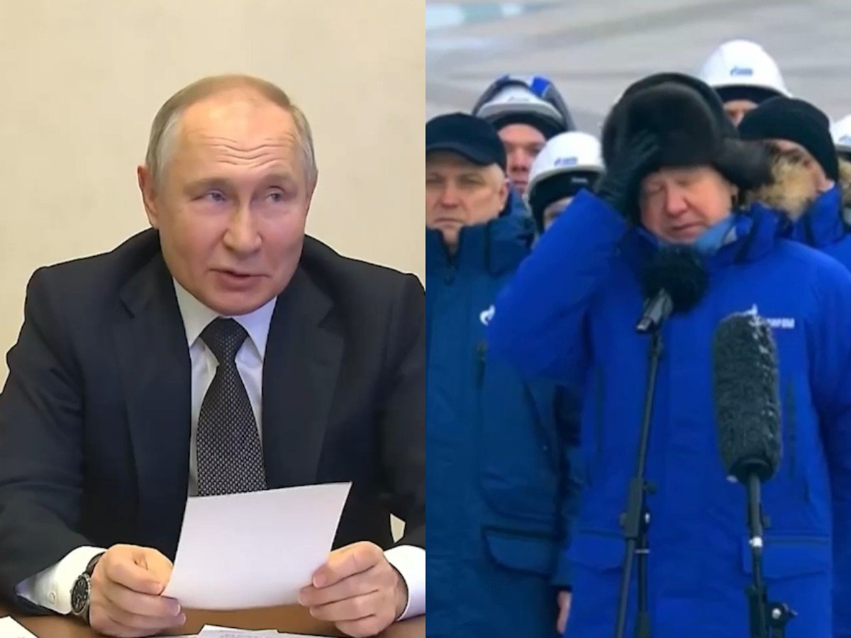 «Как Соловей-Разбойник»: Путин высмеял шапку главы «Газпрома» и позвал его на татами