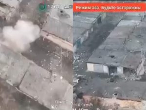 Тяжелые бои ЧВК «Вагнер» и ВСУ в Артемовске засняли на видео