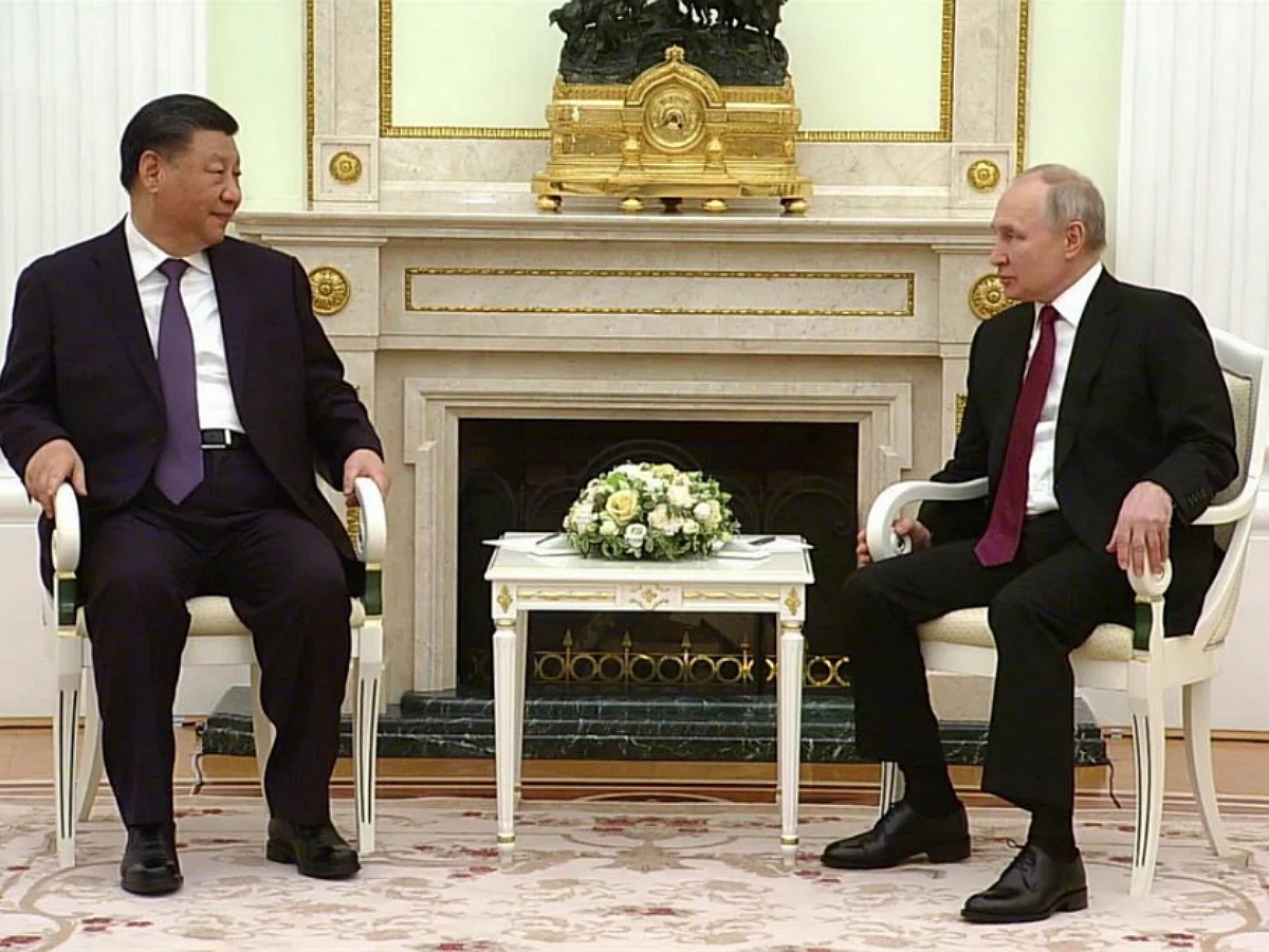 В Москве прошла двусторонняя встреча Путина и Си Цзиньпина