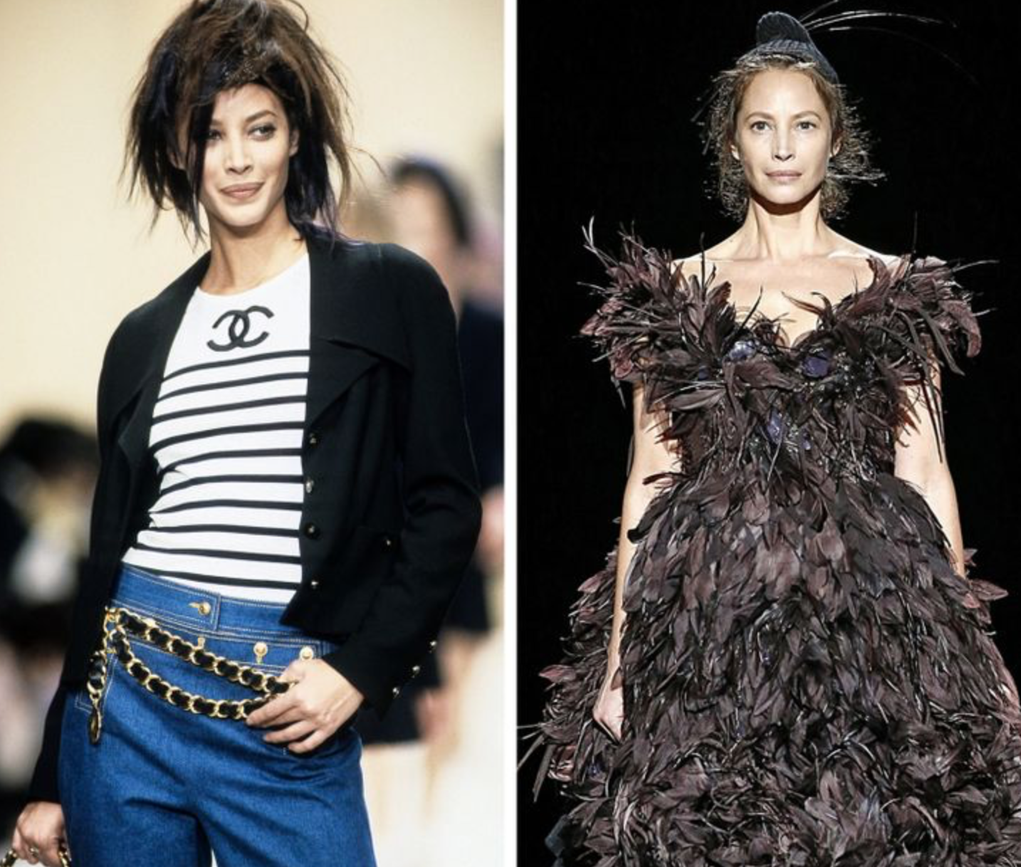 Супермодели на пике карьеры и в наши дни