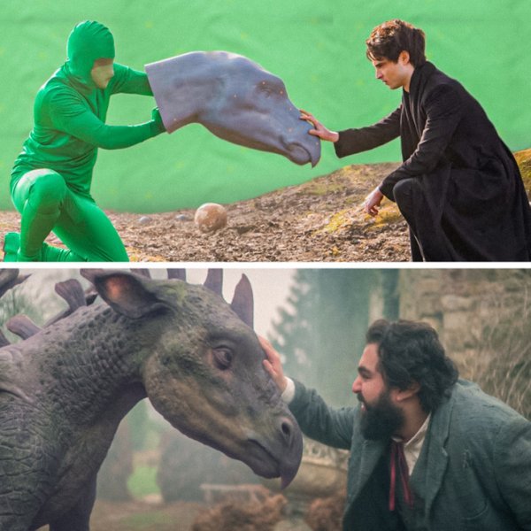 Закадровые снимки со съемок известных фильмов