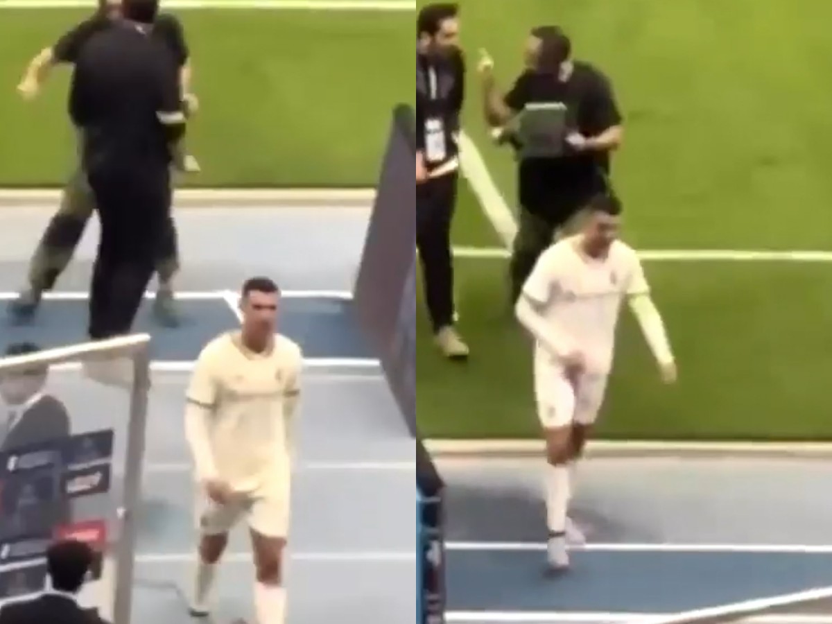 Непристойный жест Роналду попал на видео и разгневал жителей Саудовской Аравии