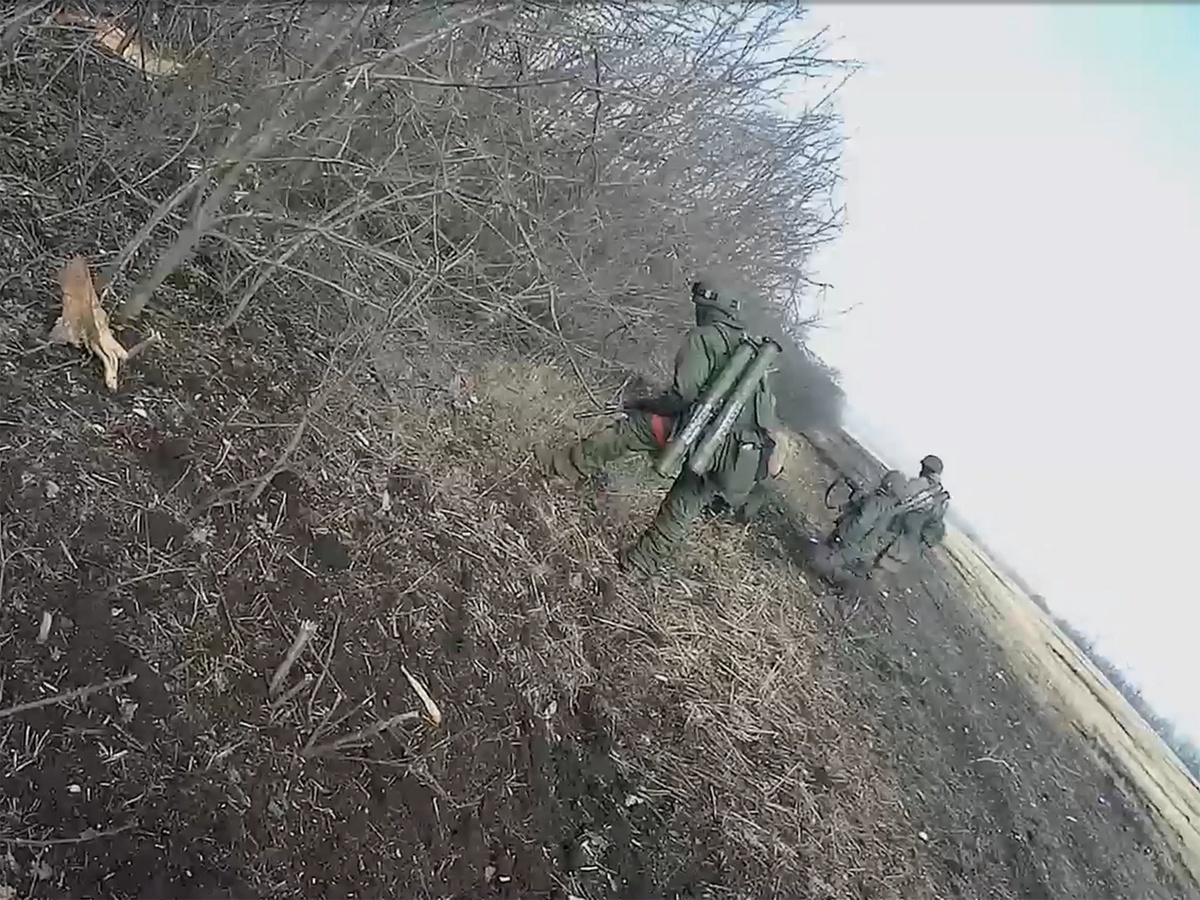 Штурм опорного пункта ВСУ бойцами ВДВ показали на видео